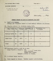 view [Report 1957] / Port Medical Officer of Health, Sandwich Borough & Port.