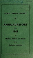 view [Report 1945] / Medical Officer of Health, Sandy U.D.C.