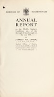 view [Report 1935] / Medical Officer of Health, Scarborough Borough.