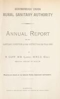 view [Report 1893] / Medical Officer of Health, Scarborough (Union) R.D.C.