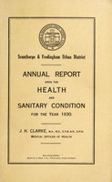 view [Report 1930] / Medical Officer of Health, Scunthorpe & Frodingham U.D.C.