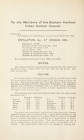 view [Report 1904] / Medical Officer of Health, Seaham Harbour U.D.C.