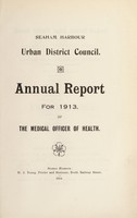 view [Report 1913] / Medical Officer of Health, Seaham Harbour U.D.C.