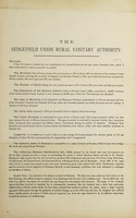 view [Report 1893] / Medical Officer of Health, Sedgefield (Union) R.D.C.