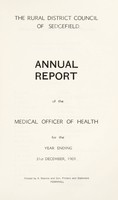 view [Report 1969] / Medical Officer of Health, Sedgefield (Union) R.D.C.