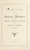 view [Report 1923] / Medical Officer of Health, Sedgley U.D.C.