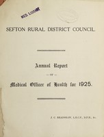 view [Report 1925] / Medical Officer of Health, Sefton R.D.C.
