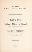 view [Report 1937] / Medical Officer of Health, Seisdon (Union) R.D.C.