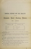 view [Report 1895] / Medical Officer of Health, Sevenoaks R.D.C.