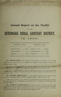 view [Report 1896] / Medical Officer of Health, Sevenoaks U.D.C.