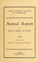 view [Report 1944] / Medical Officer of Health, Sevenoaks U.D.C.