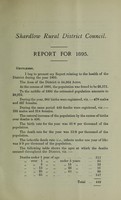 view [Report 1895] / Medical Officer of Health, Shardlow R.D.C.