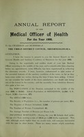 view [Report 1908] / Medical Officer of Health, Sheerness U.D.C.