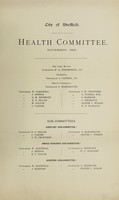 view [Report 1908] / Medical Officer of Health, Sheffield City.