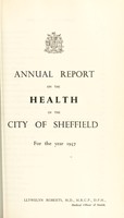 view [Report 1957] / Medical Officer of Health, Sheffield City.