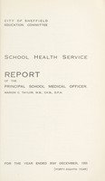 view [Report 1955] / School Medical Officer of Health, Sheffield City.