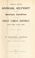 view [Report 1902] / Medical Officer of Health, Shelf Local Board of Health District / U.D.C.