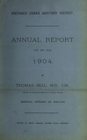 view [Report 1904] / Medical Officer of Health, Shepshed U.D.C.