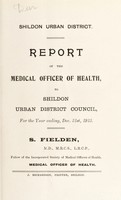 view [Report 1913] / Medical Officer of Health, Shildon U.D.C.