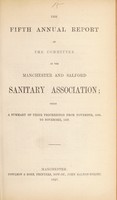 view [Report 1857] / Manchester and Salford Sanitary Association.