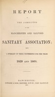 view [Report 1859-1860] / Manchester and Salford Sanitary Association.