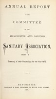 view [Report 1876] / Manchester and Salford Sanitary Association.