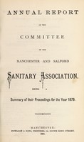 view [Report 1879] / Manchester and Salford Sanitary Association.