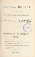 view [Report 1885] / Manchester and Salford Sanitary Association.