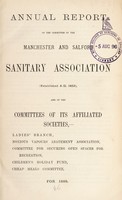 view [Report 1889] / Manchester and Salford Sanitary Association.