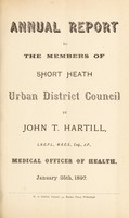 view [Report 1896] / Medical Officer of Health, Short Heath U.D.C.