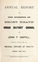 view [Report 1903] / Medical Officer of Health, Short Heath U.D.C.