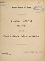 view [Report 1945] / Medical Officer of Health, Salop / Shropshire County Council.