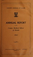 view [Report 1962] / Medical Officer of Health, Salop / Shropshire County Council.