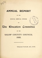 view [Report 1935] / School Medical Officer of Health, Salop / Shropshire County Council.