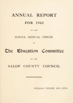 view [Report 1943] / School Medical Officer of Health, Salop / Shropshire County Council.