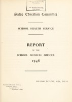 view [Report 1948] / School Medical Officer of Health, Salop / Shropshire County Council.