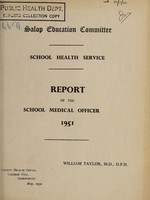 view [Report 1951] / School Medical Officer of Health, Salop / Shropshire County Council.