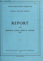 view [Report 1954] / School Medical Officer of Health, Salop / Shropshire County Council.