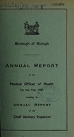 view [Report 1951] / Medical Officer of Health, Slough Borough.