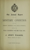 view [Report 1894] / Medical Officer of Health, Smallthorne U.D.C.