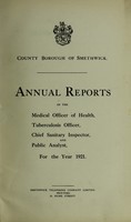 view [Report 1921] / Medical Officer of Health, Smethwick County Borough.