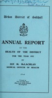 view [Report 1952] / Medical Officer of Health, Solihull County Borough.