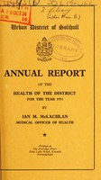 view [Report 1953] / Medical Officer of Health, Solihull County Borough.