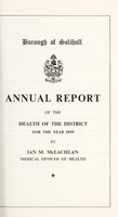 view [Report 1959] / Medical Officer of Health, Solihull County Borough.