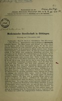 view Über das Bower Manuscript : Medicinische Gesellschaft in Göttingen, Sitzung am 7 December 1899 / [L. Aschoff].