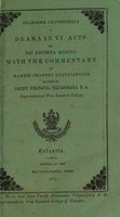 view Prabodhacandrodayanāṭakam / Śrīkr̥ṣṇamiśraviracitam, Śrīmaheśacandranyāyalaṅkāra[sic]-kr̥ta-ṭīkāsahitam, Śrījīvānanda-vidyāsāgara-Bhaṭṭācāryyeṇa saṃskr̥tam.