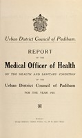 view [Report 1921] / Medical Officer of Health, Padiham U.D.C.