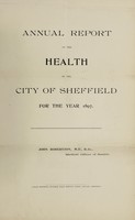 view [Report 1897] / Medical Officer of Health, Sheffield City.