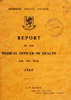 view [Report 1960] / Medical Officer of Health, Somerset County Council.