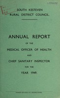 view [Report 1949] / Medical Officer of Health, South Kesteven R.D.C.